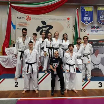 Keiko Club Torino: ottimo lavoro ai Campionati Italiani di Karate Tradizionale FIKTA